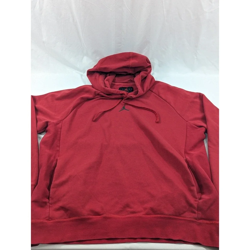 Vintage Nike Air Jordan Jumpman Hoodie‎ Red Mens Size Large Sweater Streetwear